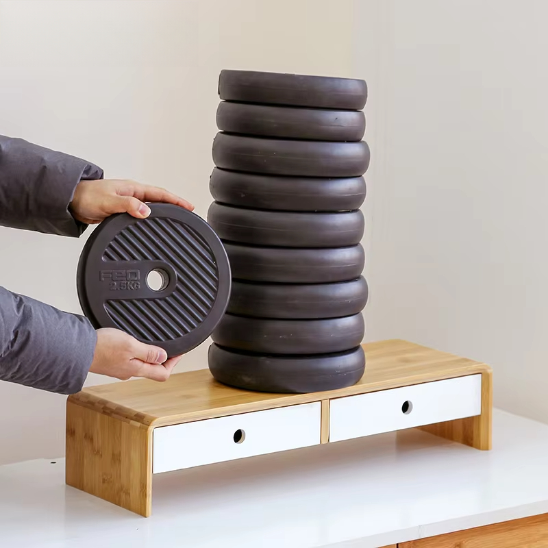 Bamboo Laptop Monitor Riser Ec - Desk Setup Living Room ulasan dan harga