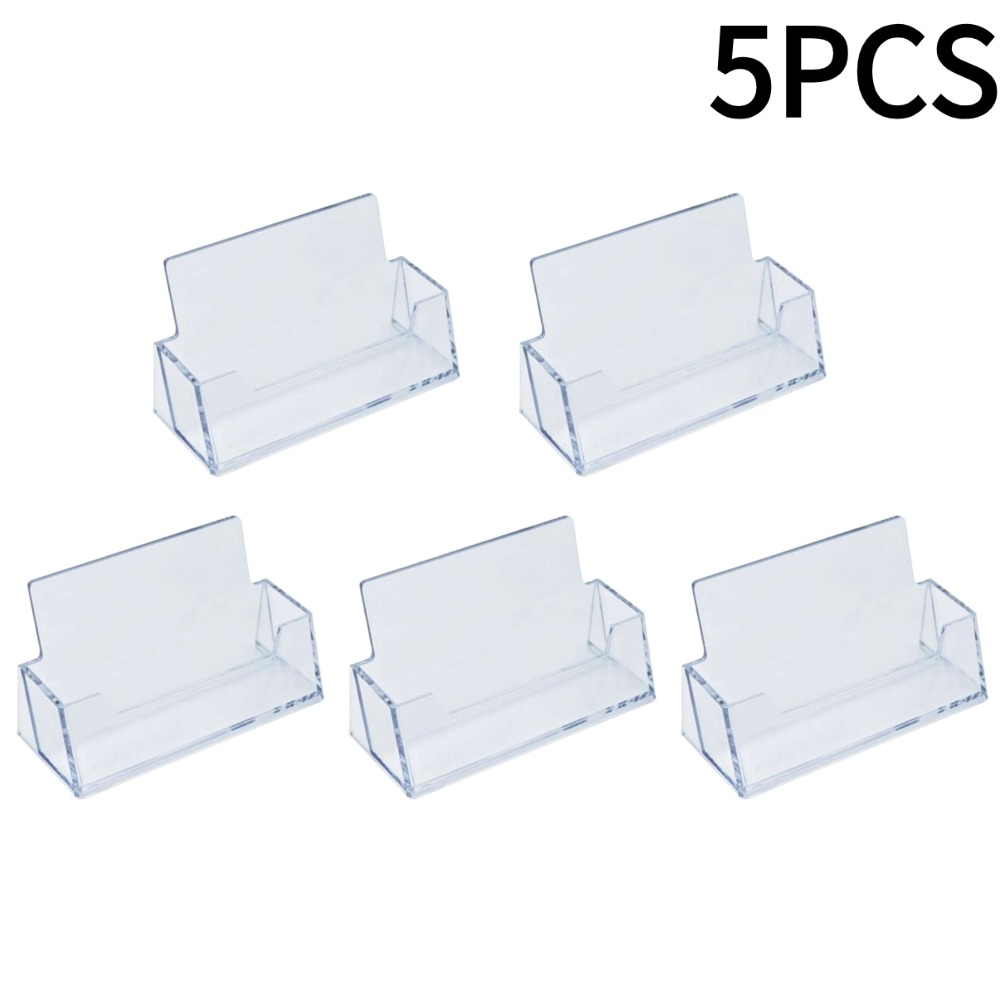 1/2/3/4/5pcs Business Card Cas - Desk Setup Shelf ulasan dan harga
