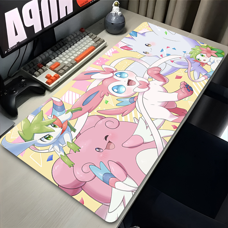 Large Pink Cute Mousepad XXL G - Desk Setup Cute ulasan dan harga