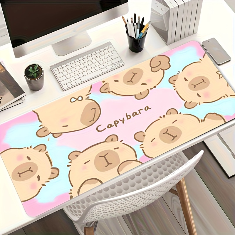 Stylish Cute Cartoon Capybara  - Desk Setup In Office ulasan dan harga