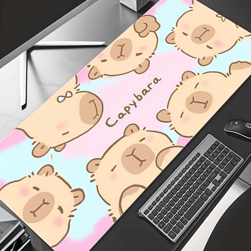 Stylish Cute Cartoon Capybara  - Desk Setup In Office ulasan dan harga