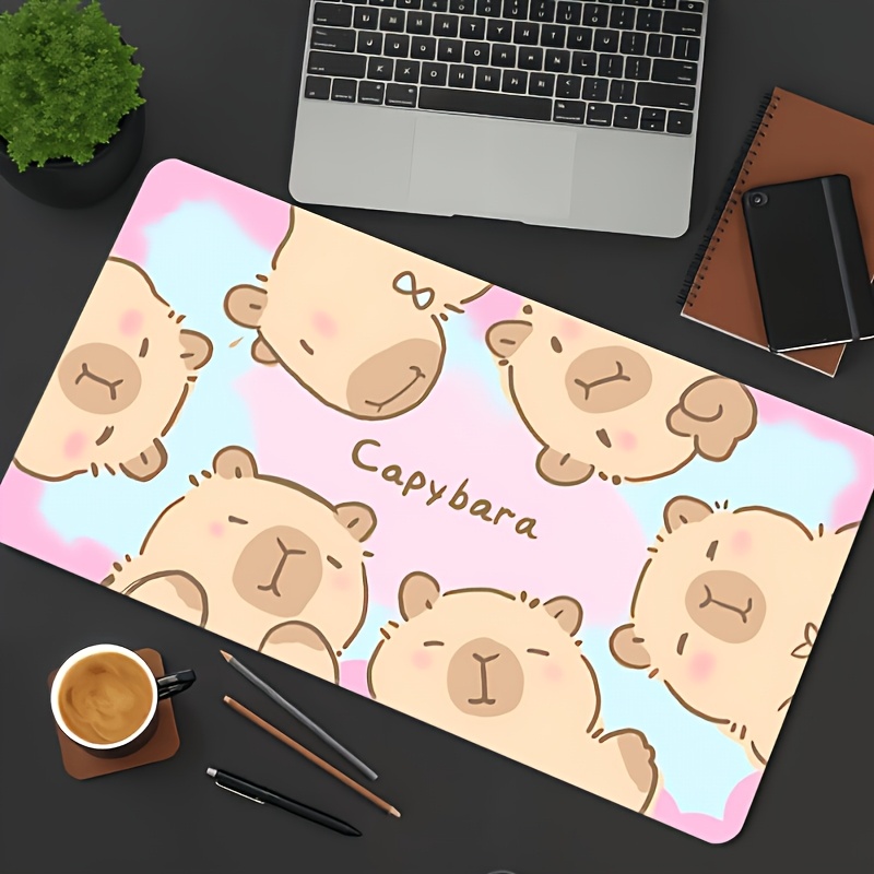 Stylish Cute Cartoon Capybara  - Desk Setup In Office ulasan dan harga