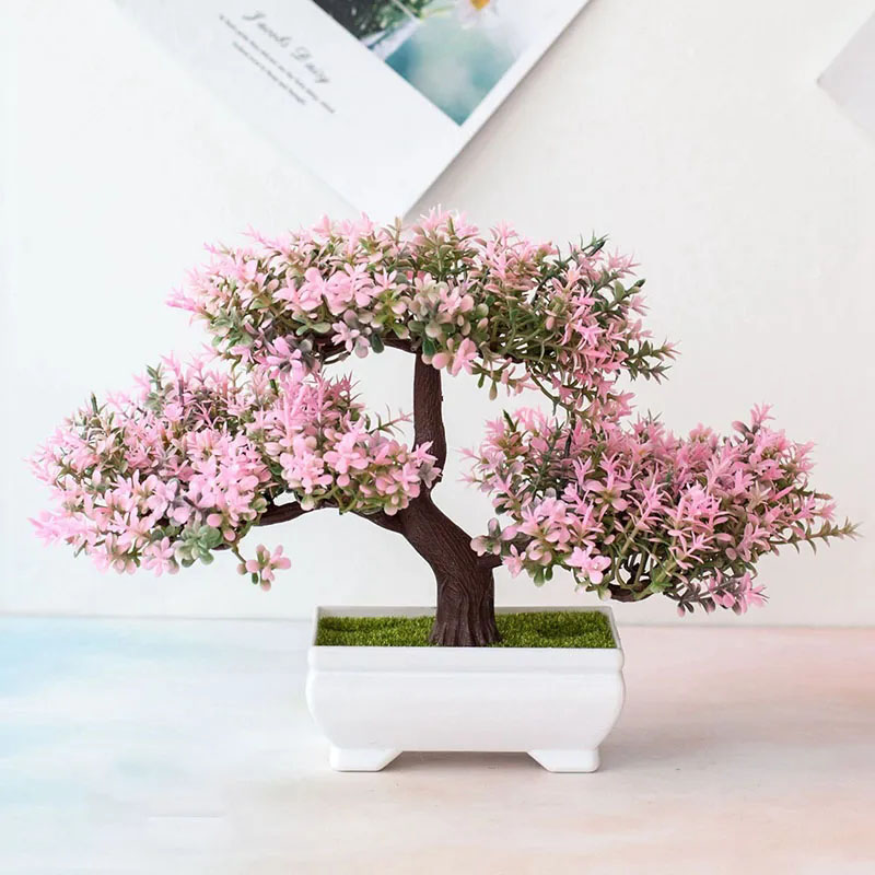 Artificial Plants Bonsai Fake  - Desk Setup Plant ulasan dan harga
