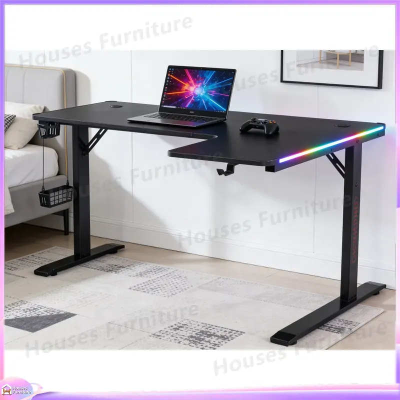 Large 160cm Gaming Desk with L - Desk Setup In Office ulasan dan harga