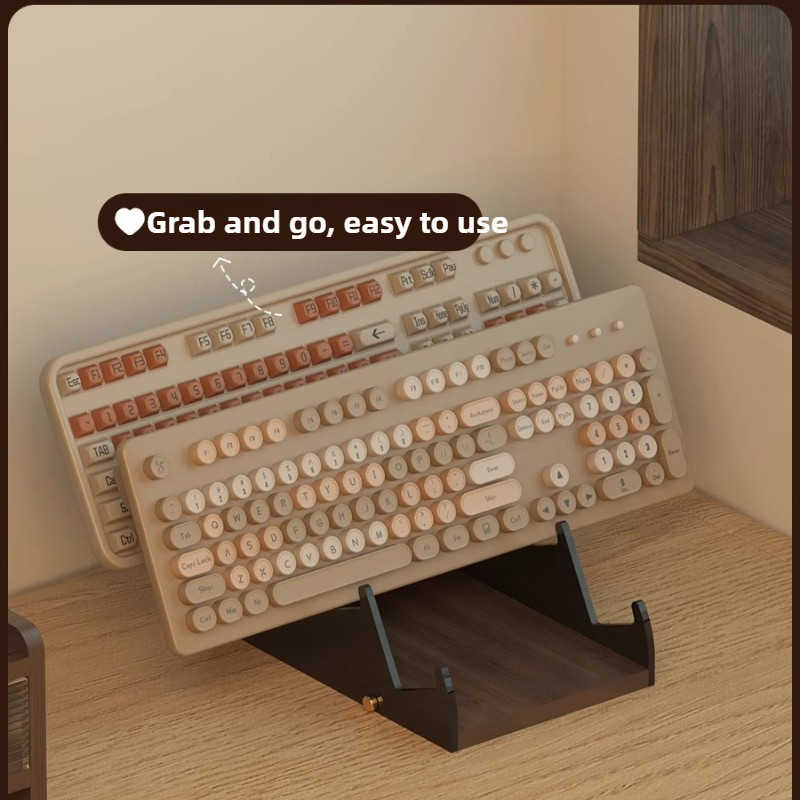 Acrylic Floating Keyboard Stan - Desk Setup Living Room ulasan dan harga