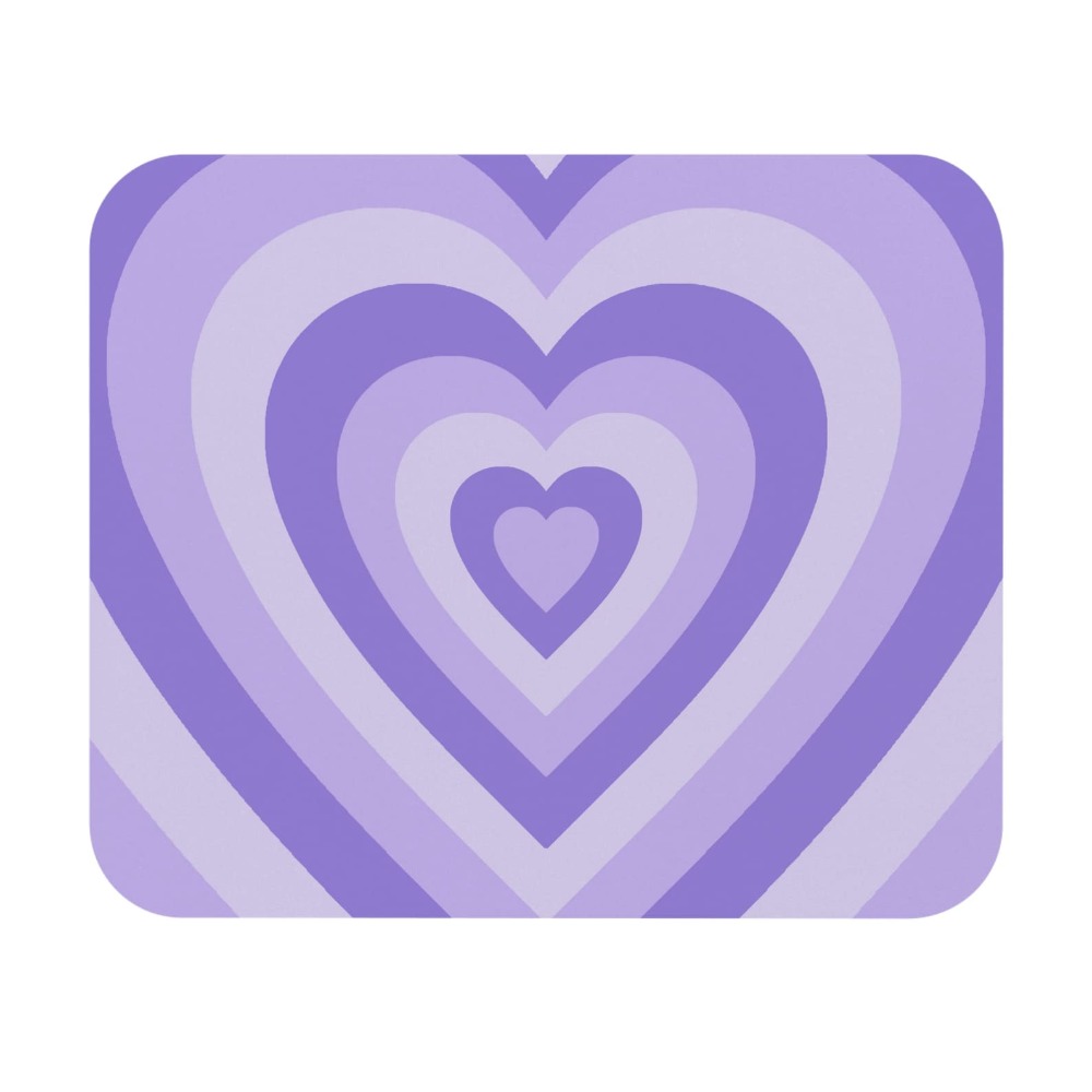 Retro Heart Mouse Pad | aesthe - Desk Setup Brown ulasan dan harga