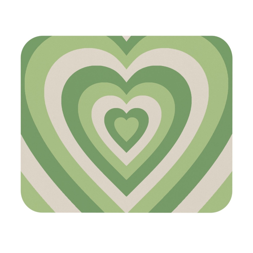 Retro Heart Mouse Pad | aesthe - Desk Setup Brown ulasan dan harga