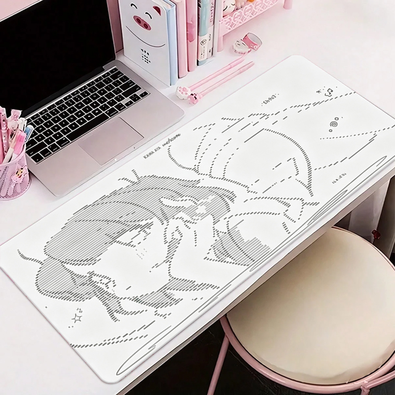 1Pcs Leather Mouse Pad Anime A - Desk Setup Cute ulasan dan harga