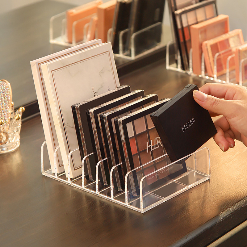 7-Compartment  Makeup Organize - Desk Setup Shelf ulasan dan harga