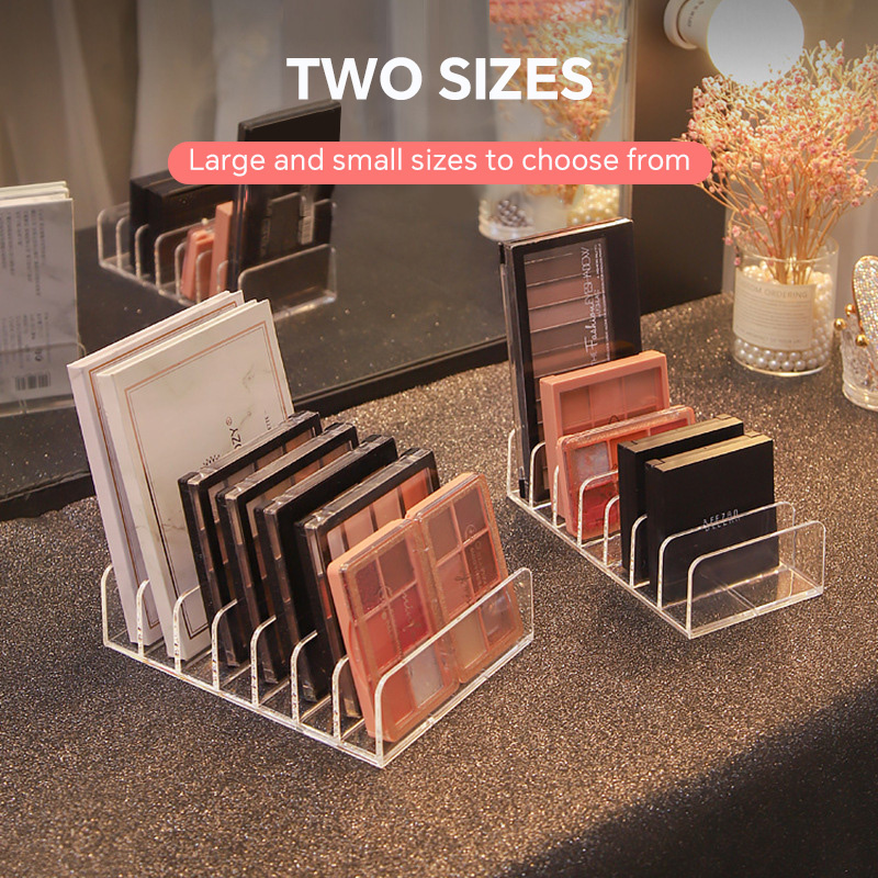 7-Compartment  Makeup Organize - Desk Setup Shelf ulasan dan harga