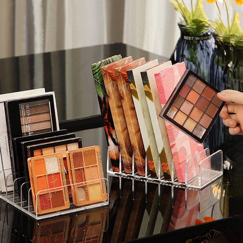 7-Compartment  Makeup Organize - Desk Setup Shelf ulasan dan harga